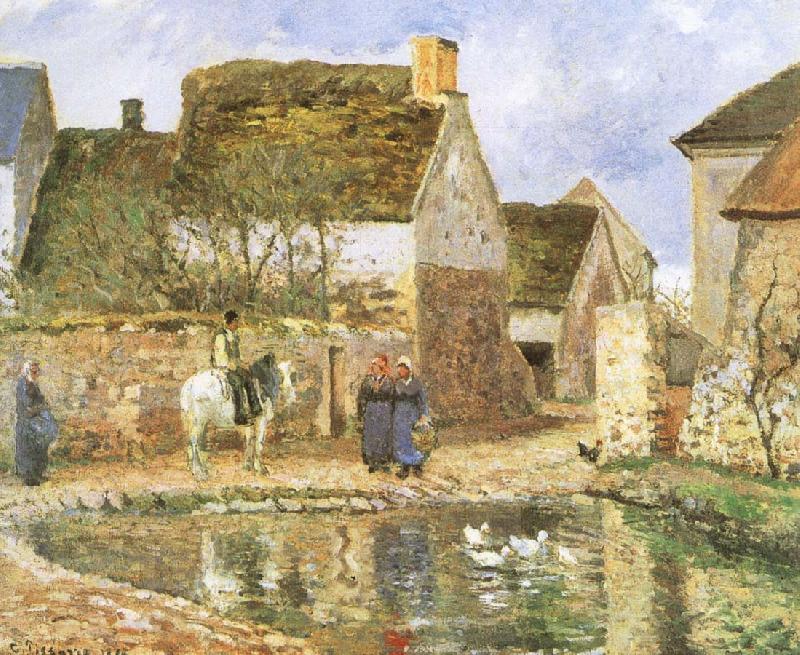 Camille Pissarro Duck pond